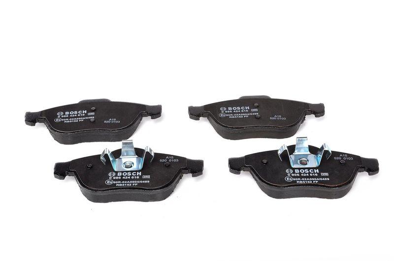 Kit de plaquettes de frein, frein à disque BOSCH 0 986 424 616