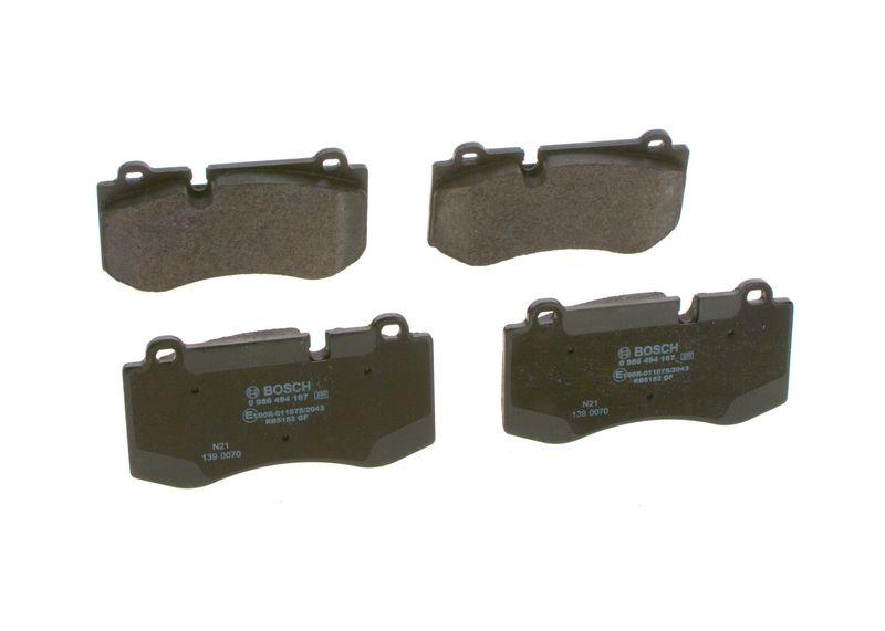 Kit de plaquettes de frein, frein à disque BOSCH 0 986 494 167