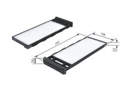Filtre, air de l'habitacle BOSCH 1987435006