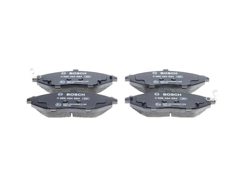 Kit de plaquettes de frein, frein à disque BOSCH 0 986 494 684