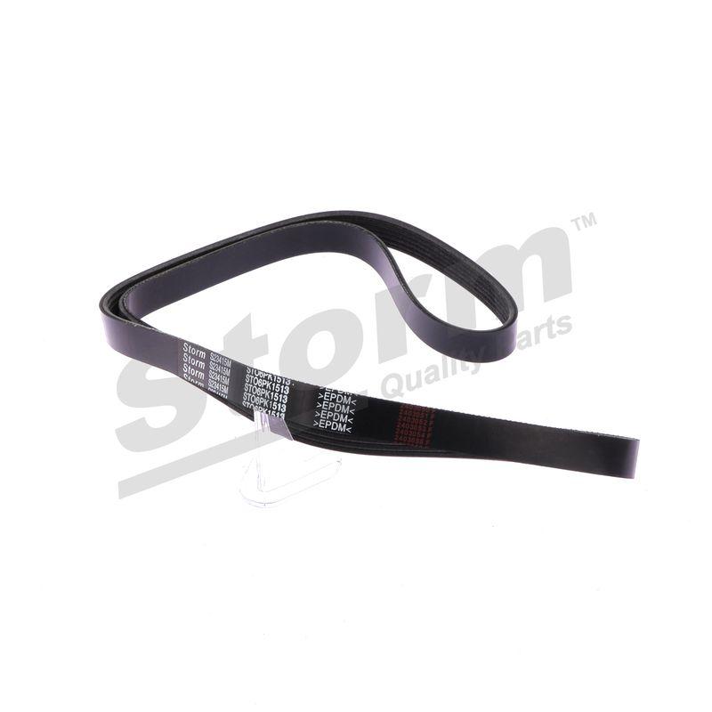 Courroie trapézoïdale à nervures STORM QUALITY PARTS STO6PK1513
