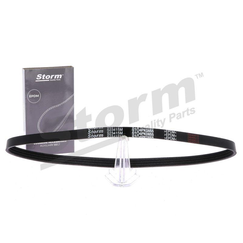 Courroie trapézoïdale à nervures STORM QUALITY PARTS STO4PK0855