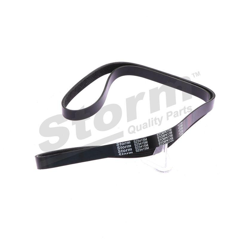 Courroie trapézoïdale à nervures STORM QUALITY PARTS STO6PK1708