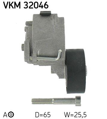 Tendeur de courroie, courroie trapézoïdale à nervures SKF VKM 32046