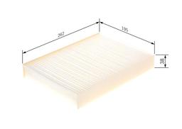 Filtre, air de l'habitacle BOSCH 1987435082
