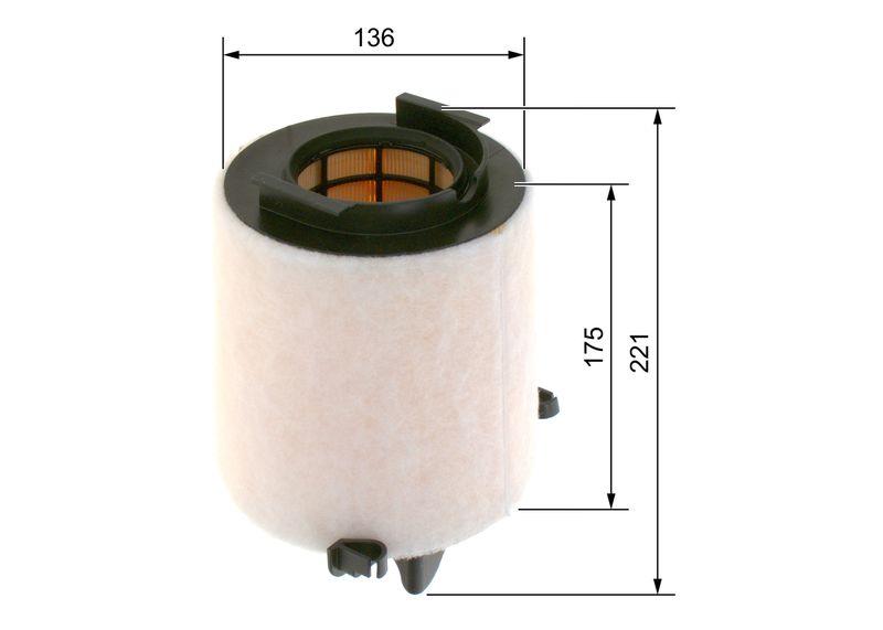 Filtre à air BOSCH 1 457 433 576