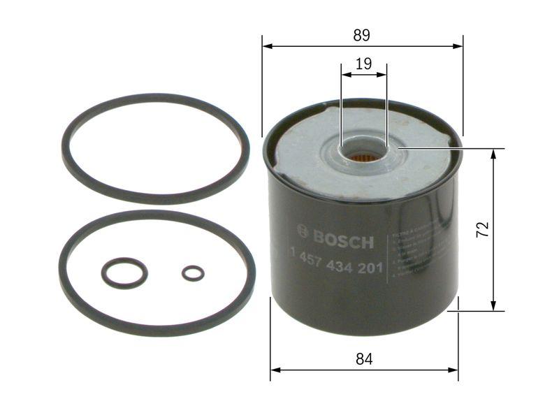 Filtre à carburant BOSCH 1 457 434 201