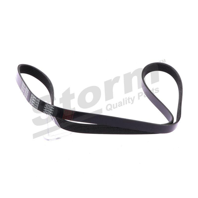 Courroie trapézoïdale à nervures STORM QUALITY PARTS STO6PK1470