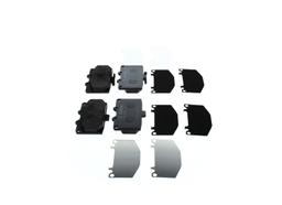 Kit de plaquettes de frein, frein à disque BOSCH 0986494398