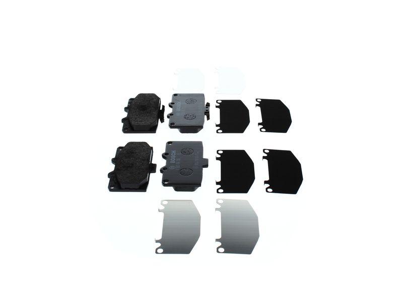 Kit de plaquettes de frein, frein à disque BOSCH 0986494398
