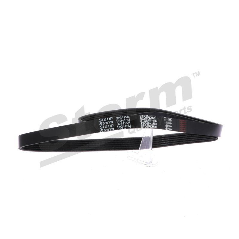 Courroie trapézoïdale à nervures STORM QUALITY PARTS STO6PK1688