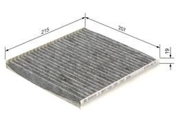 Filtre, air de l'habitacle BOSCH 1987432320