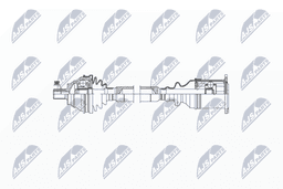 Arbre de transmission NTY NPW-VW-038