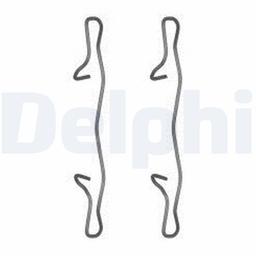 Kit d'accessoires, plaquette de frein à disque DELPHI LX0571