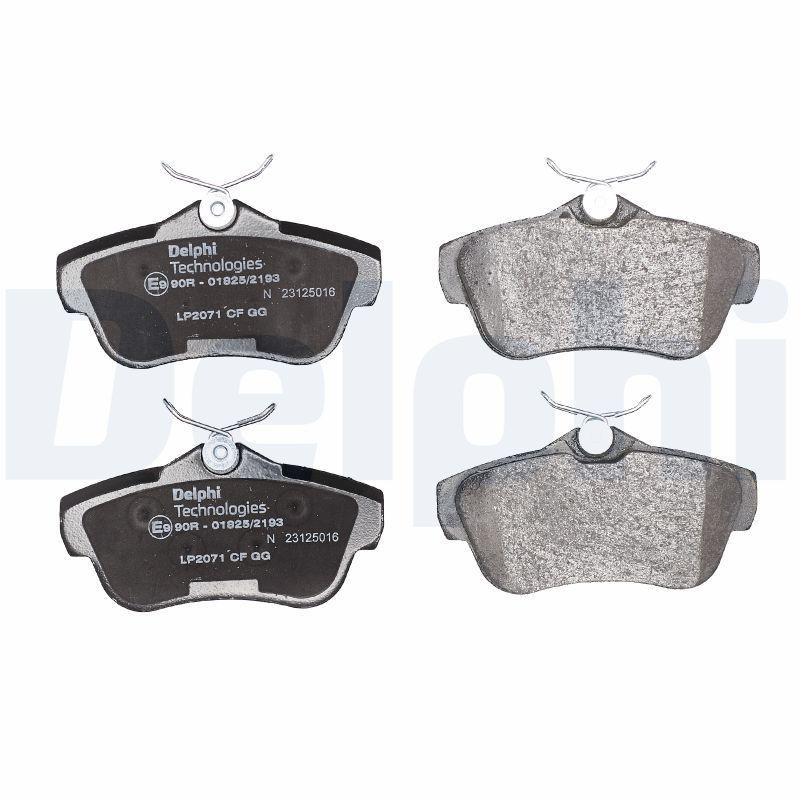 Kit de plaquettes de frein, frein à disque DELPHI LP2071
