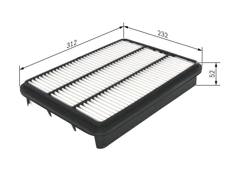 Filtre à air BOSCH F 026 400 225