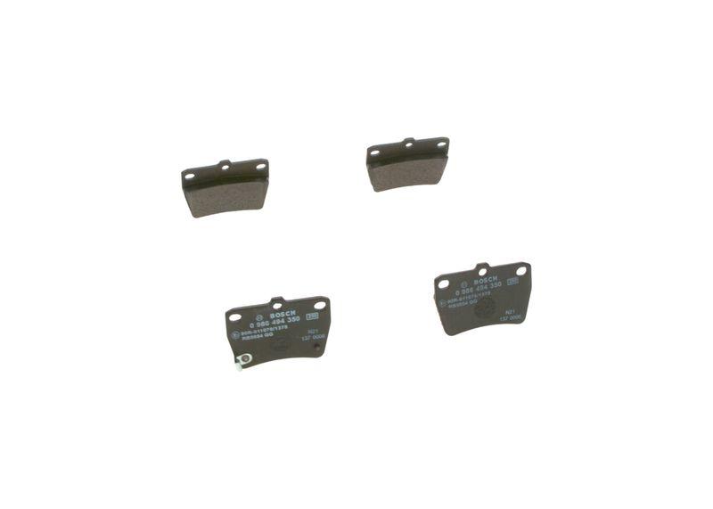 Kit de plaquettes de frein, frein à disque BOSCH 0 986 494 350