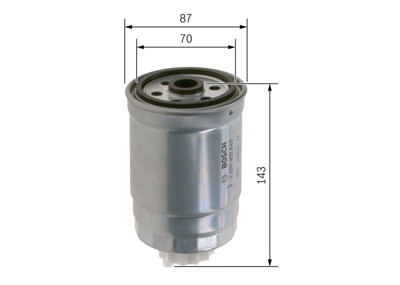 Filtre à carburant BOSCH F 026 402 848