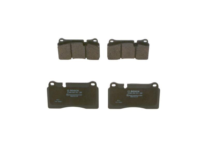 Kit de plaquettes de frein, frein à disque BOSCH 0 986 494 351