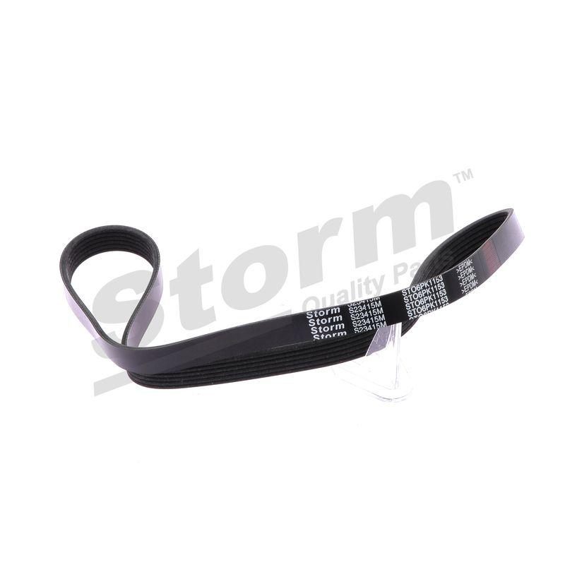 Courroie trapézoïdale à nervures STORM QUALITY PARTS STO6PK1153