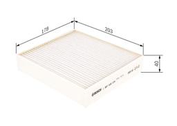 Filtre, air de l'habitacle BOSCH 1 987 432 034