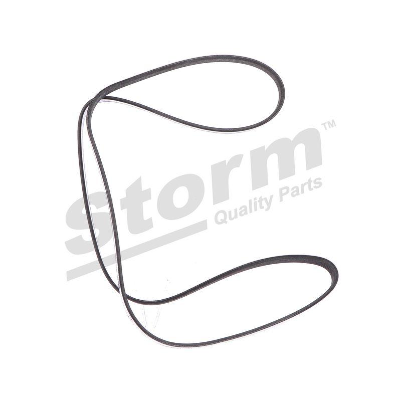 Courroie trapézoïdale à nervures STORM QUALITY PARTS STO6PK1463