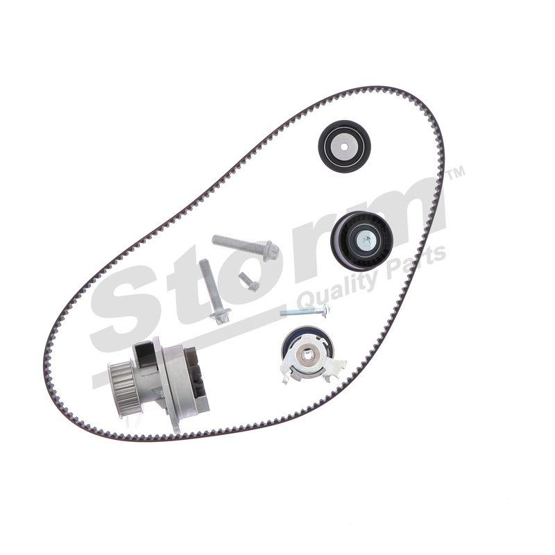 Pompe à eau + kit de courroie crantée STORM QUALITY PARTS 904388KP