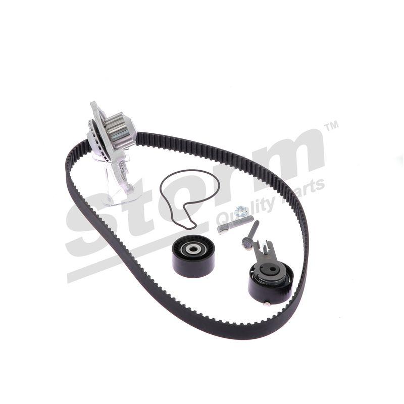 Pompe à eau + kit de courroie crantée STORM QUALITY PARTS 904487KP
