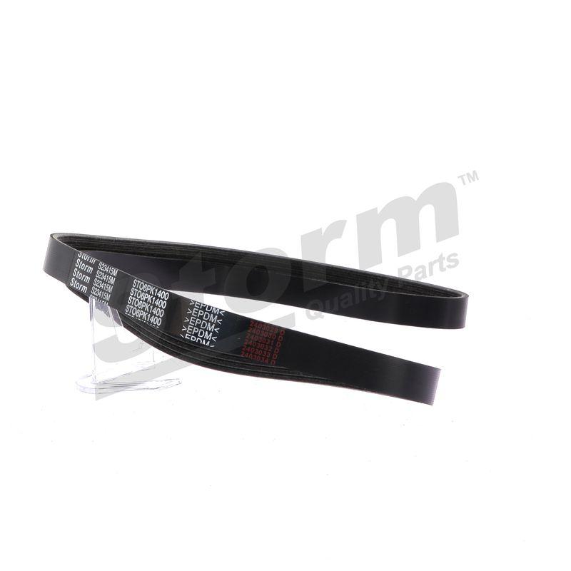 Courroie trapézoïdale à nervures STORM QUALITY PARTS STO6PK1400