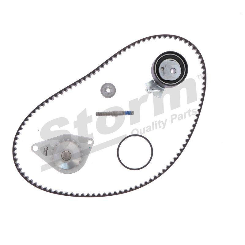 Pompe à eau + kit de courroie crantée STORM QUALITY PARTS 904463KP