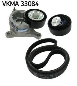 Jeu de courroies trapézoïdales à nervures SKF VKMA 33084