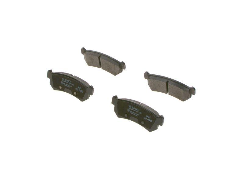 Kit de plaquettes de frein, frein à disque BOSCH 0 986 494 133