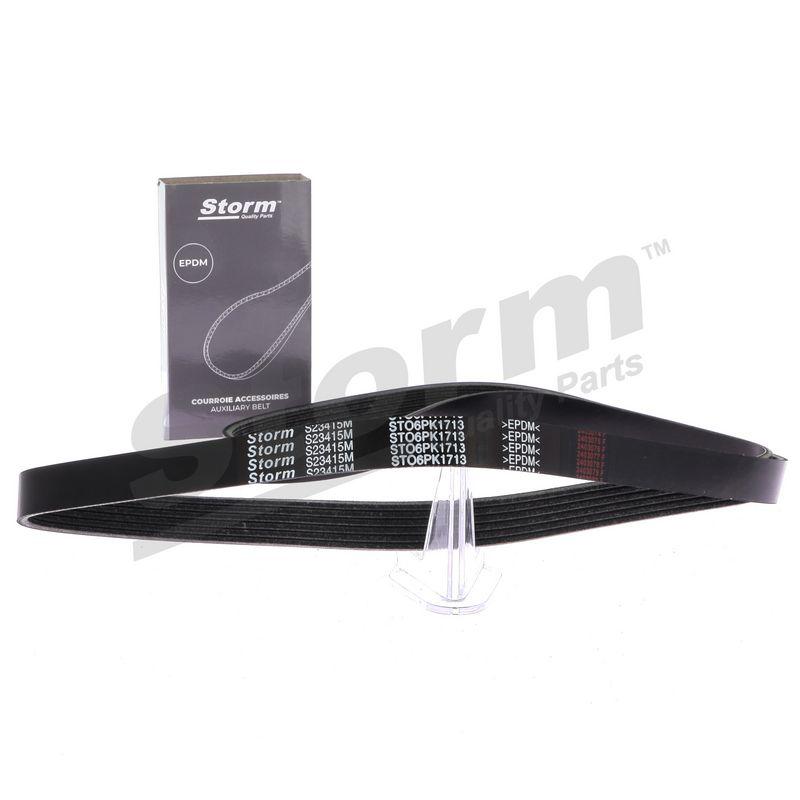 Courroie trapézoïdale à nervures STORM QUALITY PARTS STO6PK1713