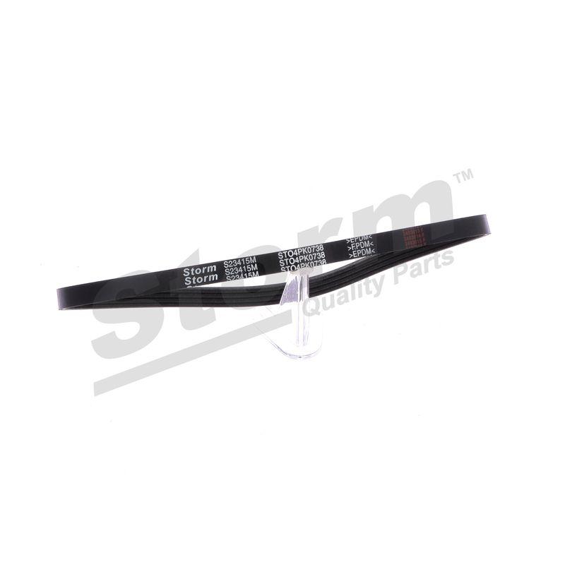 Courroie trapézoïdale à nervures STORM QUALITY PARTS STO4PK0738