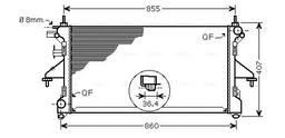 Radiateur, refroidissement du moteur AVA QUALITY COOLING PEA2304