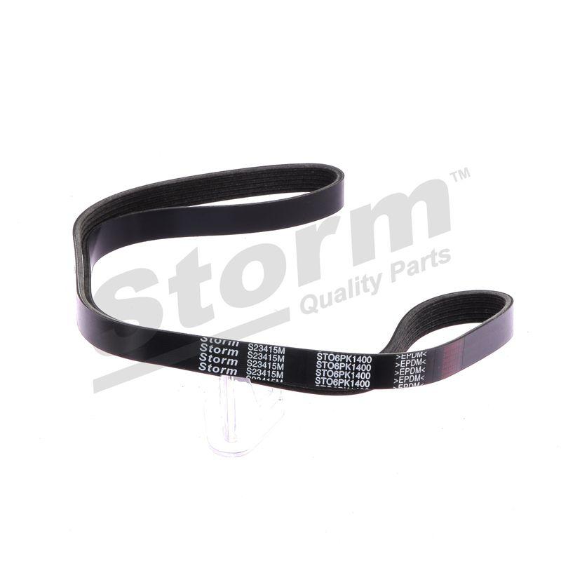 Courroie trapézoïdale à nervures STORM QUALITY PARTS STO6PK1400