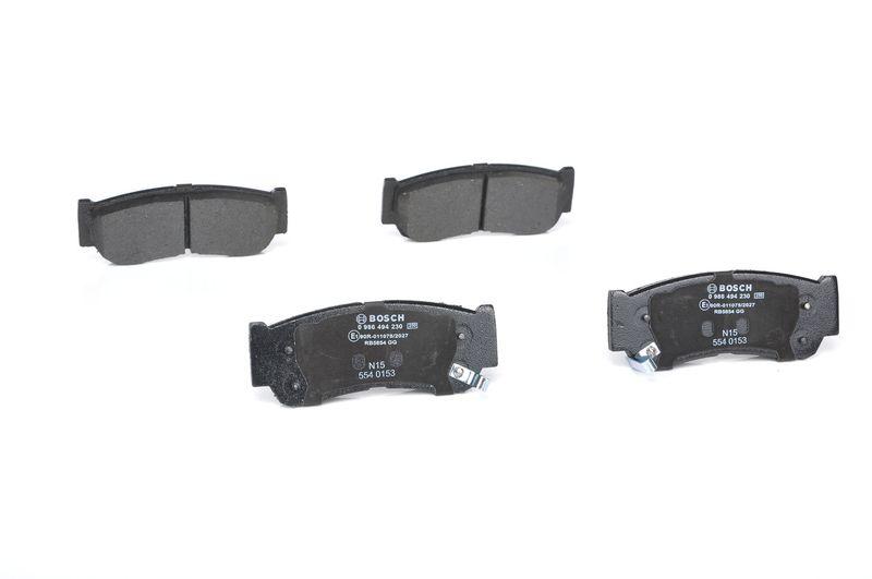 Kit de plaquettes de frein, frein à disque BOSCH 0 986 494 230