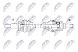 Arbre de transmission NTY NPW-JG-024