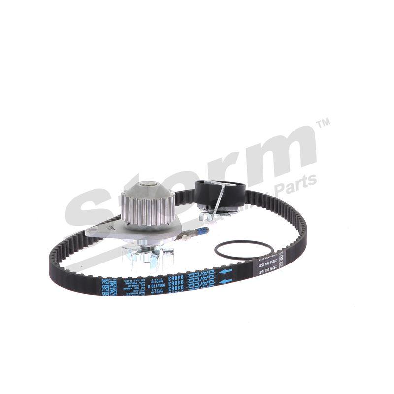 Pompe à eau + kit de courroie crantée STORM QUALITY PARTS 904463KP