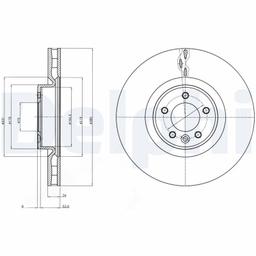 Disque de frein DELPHI BG9079C