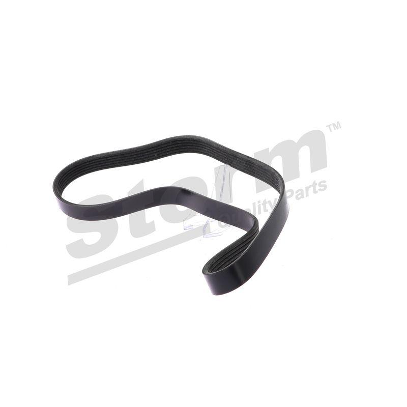 Courroie trapézoïdale à nervures STORM QUALITY PARTS STO6PK1013