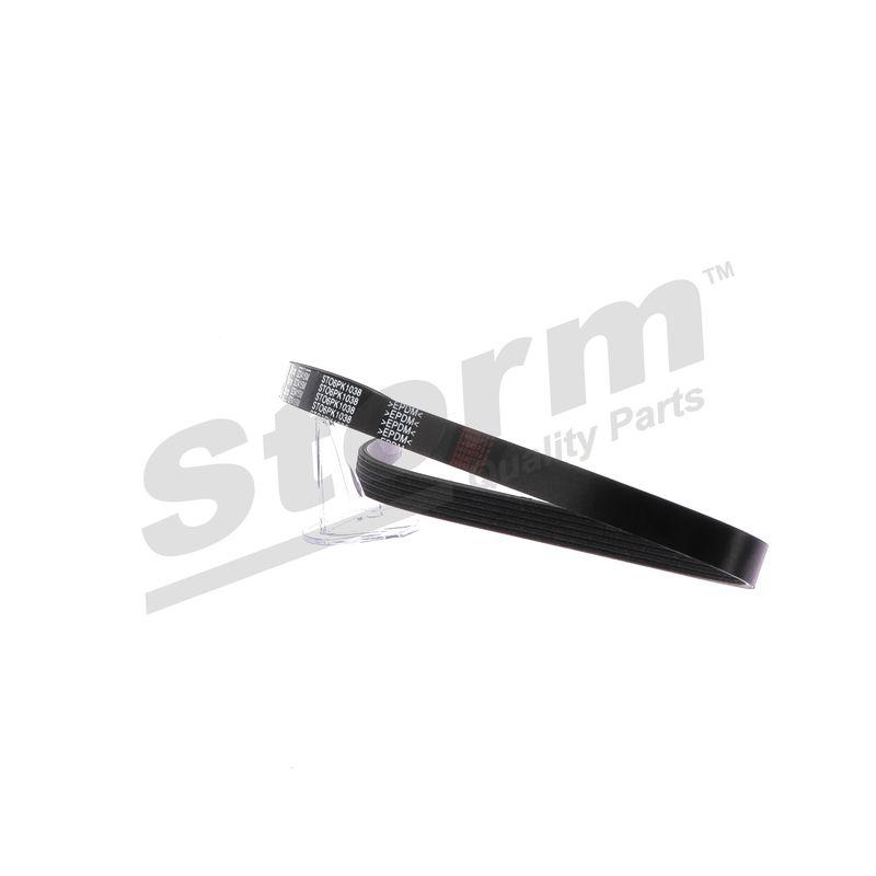 Courroie trapézoïdale à nervures STORM QUALITY PARTS STO6PK1038