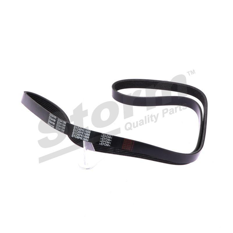 Courroie trapézoïdale à nervures STORM QUALITY PARTS STO6PK1688