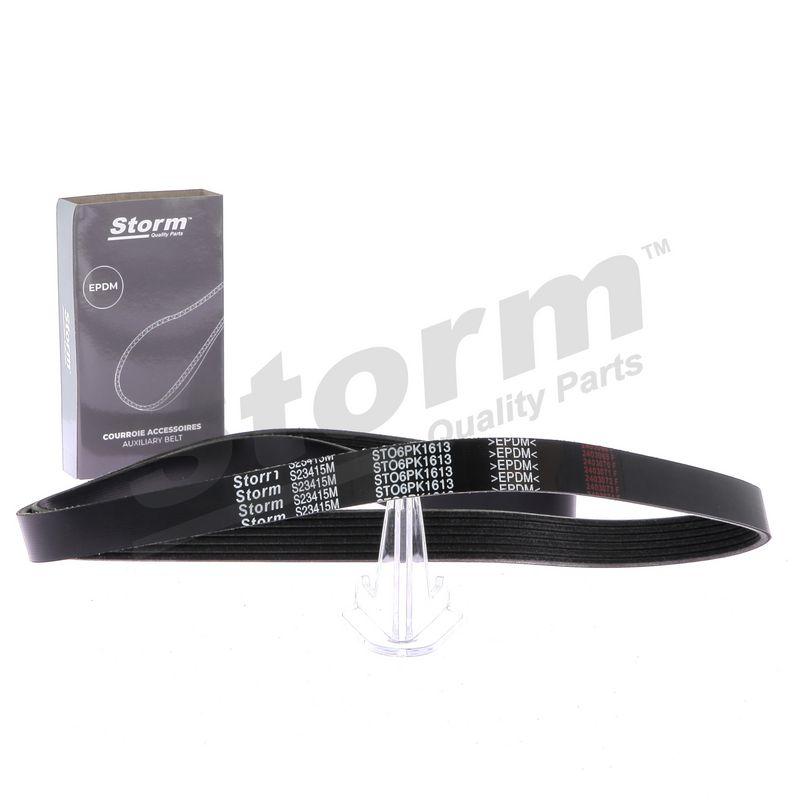 Courroie trapézoïdale à nervures STORM QUALITY PARTS STO6PK1613