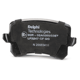 Kit de plaquettes de frein, frein à disque DELPHI LP3247