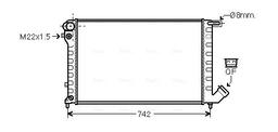 Radiateur, refroidissement du moteur AVA QUALITY COOLING CNA2159