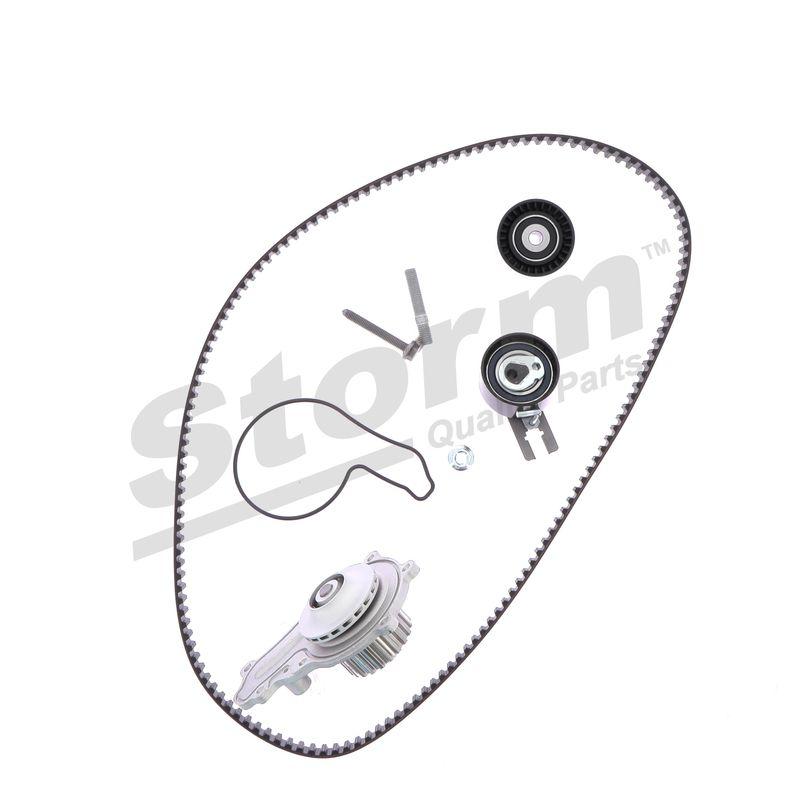 Pompe à eau + kit de courroie crantée STORM QUALITY PARTS 5550571KP