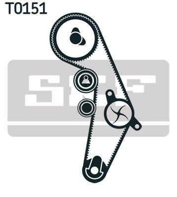 Pompe à eau + kit de courroie crantée SKF VKMC 01918-1