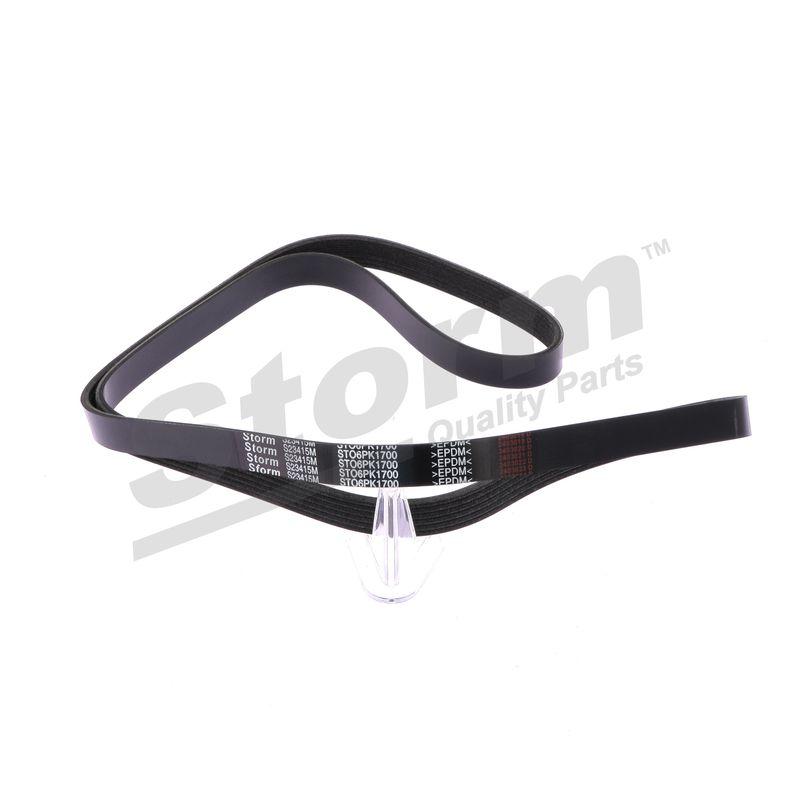 Courroie trapézoïdale à nervures STORM QUALITY PARTS STO6PK1700