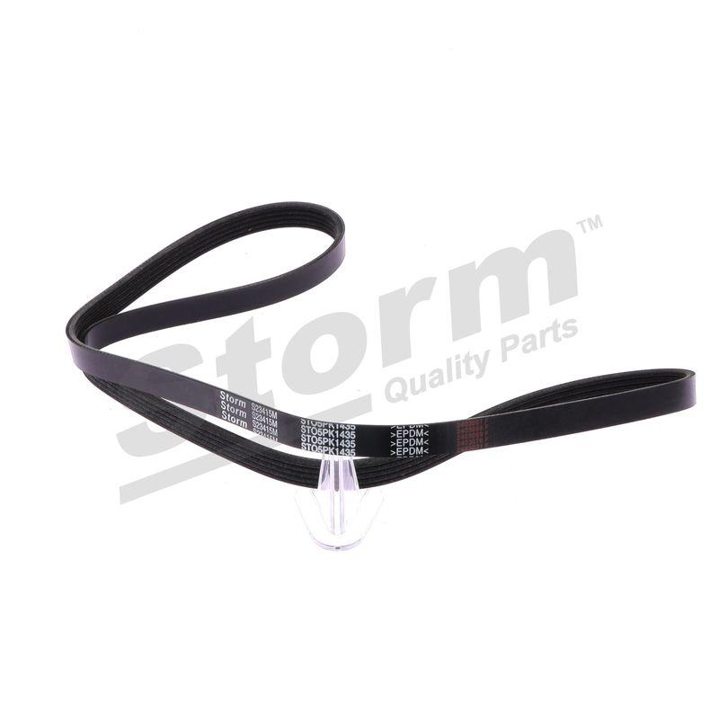 Courroie trapézoïdale à nervures STORM QUALITY PARTS STO5PK1435
